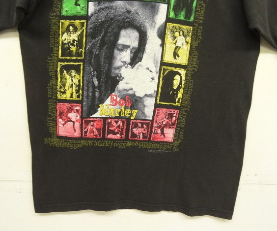 画像: 90'S BOB MARLEY 半袖 Tシャツ ブラック (VINTAGE)