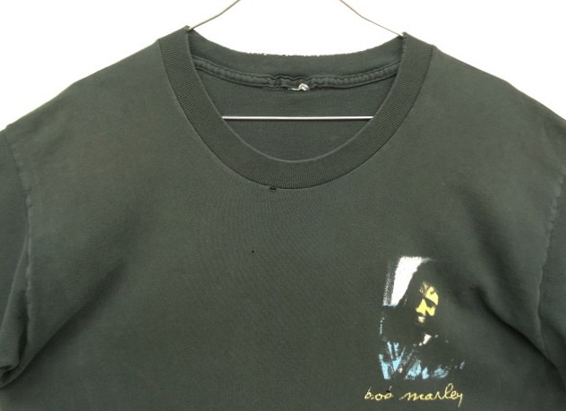画像: 90'S BOB MARLEY 両面プリント 半袖 Tシャツ ブラック (VINTAGE)