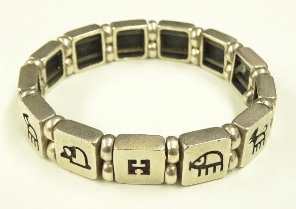 画像3: シルバー925 十二支 ブレスレット シルバー (VINTAGE)