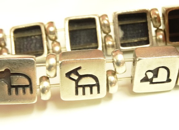 画像6: シルバー925 十二支 ブレスレット シルバー (VINTAGE)