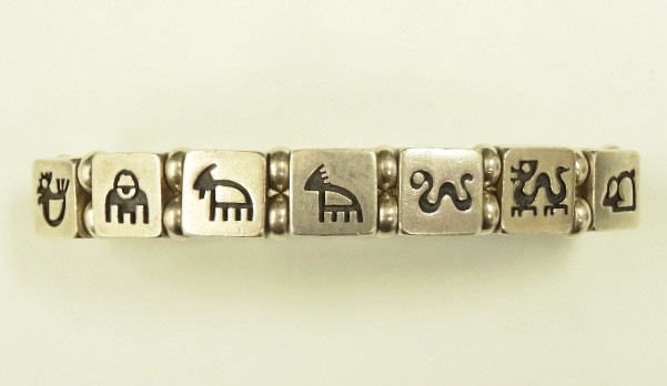 画像4: シルバー925 十二支 ブレスレット シルバー (VINTAGE)