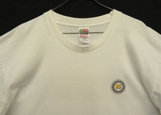 画像: 90'S MTV 両面プリント 半袖 Tシャツ ホワイト (VINTAGE)