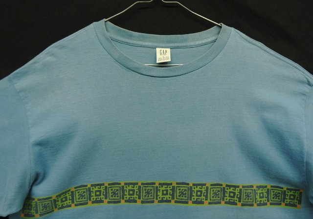画像: 90'S GAP 半袖 Tシャツ ライトブルー USA製 (VINTAGE)