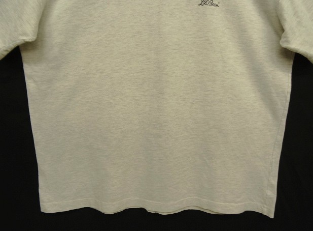 画像: 90'S LL Bean "HARBORSIDE GRAPHICS" 両面プリント 半袖 Tシャツ アッシュグレー (VINTAGE)
