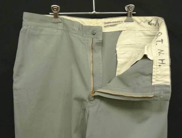 画像: 60'S BIG MAC "PENN-PREST" ワークパンツ グレー SCOVILLジップ (VINTAGE)