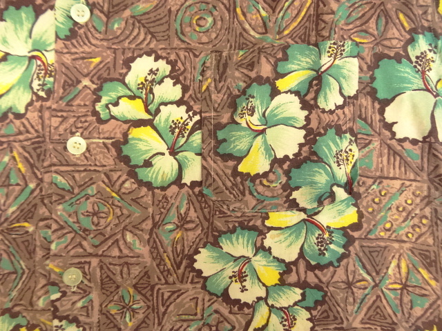 画像: 60'S PILGRIM 三角タグ レーヨン 半袖 アロハシャツ 日本製 (VINTAGE)