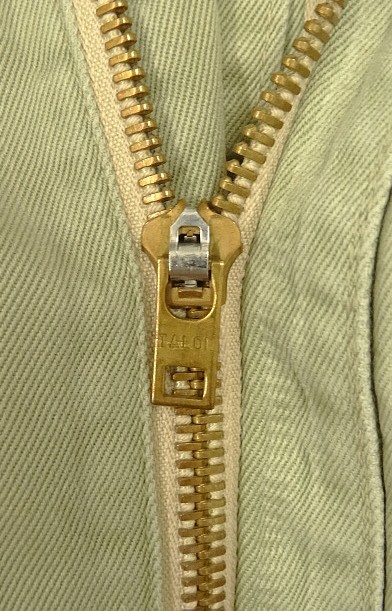 画像3: 60'S TUF-NUT "CRAMERTON ARMY CLOTH" コットン100% ワークパンツ ベージュ TALONジップ (VINTAGE)