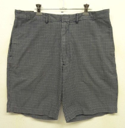 画像1: 90'S RRL 三ツ星タグ シンチバック付き コットン ショーツ チェック柄 USA製 (VINTAGE)