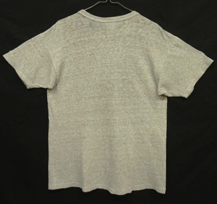 画像4: 80'S CHAMPION "SPARTANS" トリコタグ 88/12 染み込み三段プリント シングルステッチ 半袖 Tシャツ ヘザーグレー USA製 (VINTAGE)