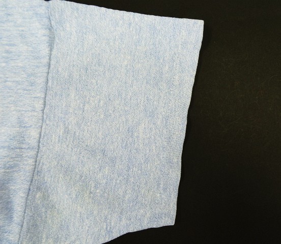 画像: 70'S CHAMPION "HOWARD UNIVERSITY" バータグ 88/12 染み込みプリント シングルステッチ 半袖 Tシャツ ヘザーブルー USA製 (VINTAGE)
