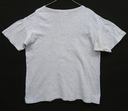 画像4: 60'S CHAMPION "C.M.A" C中ランタグ 88/12 染み込みプリント シングルステッチ 半袖 Tシャツ ヘザーブルー USA製 (VINTAGE)