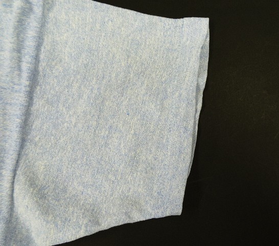 画像: 70'S CHAMPION "KENTUCKY" バータグ 88/12 染み込みプリント シングルステッチ 半袖 Tシャツ ヘザーブルー USA製 (VINTAGE)