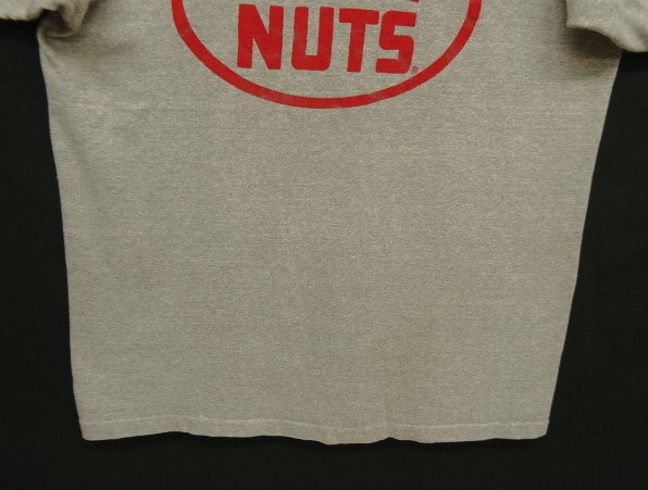 画像: 80'S CHAMPION "BEER NUTS" トリコタグ 88/12 シングルステッチ 半袖 Tシャツ ヘザーグレー USA製 (VINTAGE)