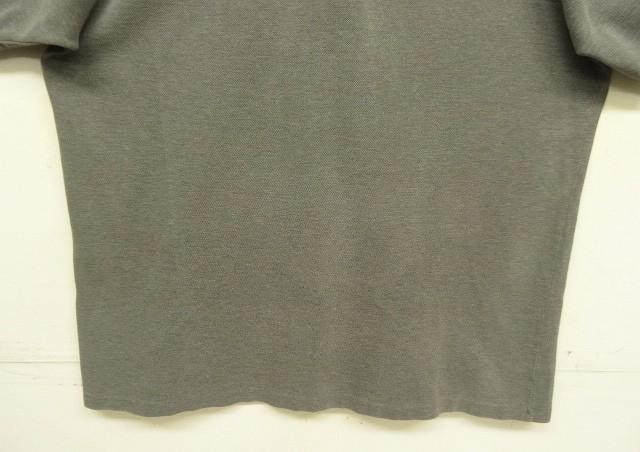 画像: 80'S CHEMISE LACOSTE ポロシャツ ダークグレー フランス製 (VINTAGE)