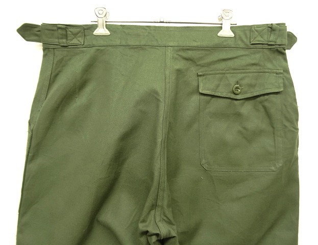 画像: 60'S フランス空軍 AIR FORCE アジャスター付き メカニックパンツ AILEEジップ (DEADSTOCK)