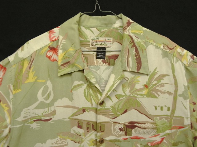 画像: 03'S PATAGONIA "PATALOHA" テンセル 半袖 アロハシャツ 総柄 (VINTAGE)