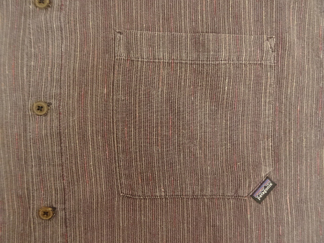画像: 00'S PATAGONIA ヘンプ100% 半袖 シャツ マルチストライプ (VINTAGE)