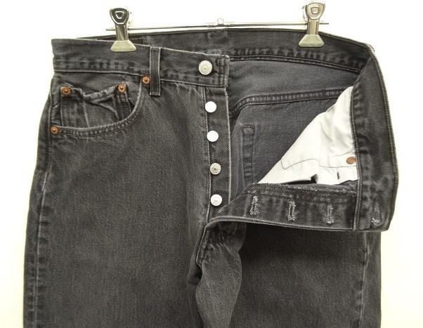 画像: 90'S LEVIS 501 デニム ブラック USA製 W33L30 (VINTAGE)