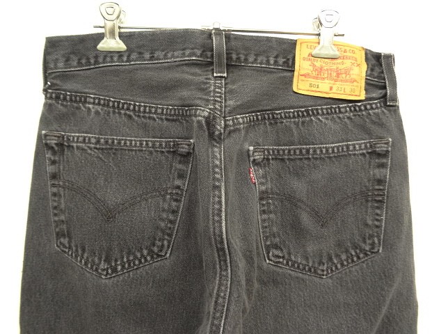 画像: 90'S LEVIS 501 デニム ブラック USA製 W33L30 (VINTAGE)