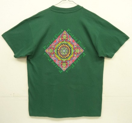 画像5: 90'S RUSTED ROOT シングルステッチ 両面プリント 半袖 Tシャツ グリーン USA製 (VINTAGE)