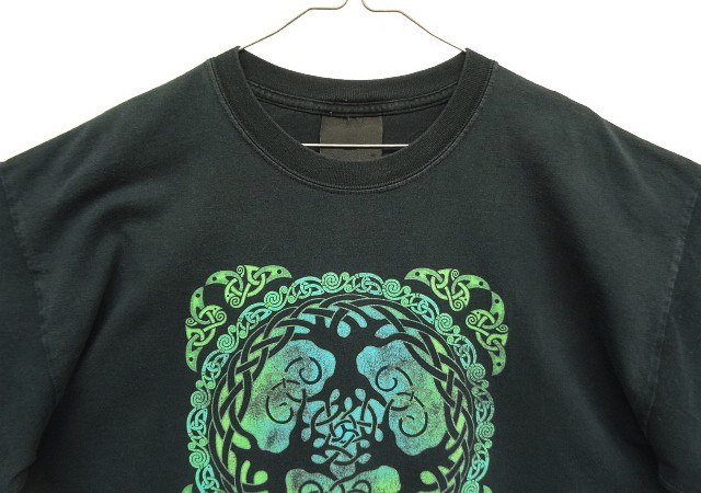 画像: 00'S KELTIC DESIGNS "JEN DELYTH" 半袖 Tシャツ ブラック (VINTAGE)