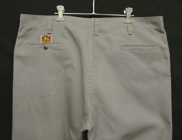 画像: BEN DAVIS "FRISCO PANTS" トップスナップボタン フリスコパンツ グレー USA製 (VINTAGE)