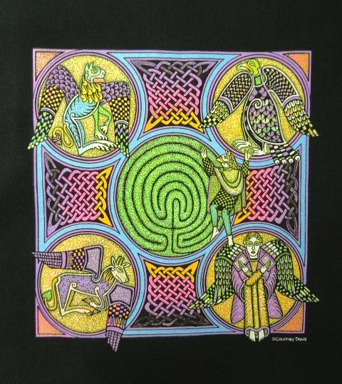 画像3: 90'S COURTNEY DAVIS 半袖 Tシャツ ブラック (VINTAGE)