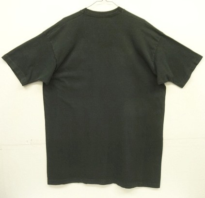 画像4: 90'S BVD シングルステッチ 耳付きポケット 半袖 Tシャツ ブラック USA製 (VINTAGE)