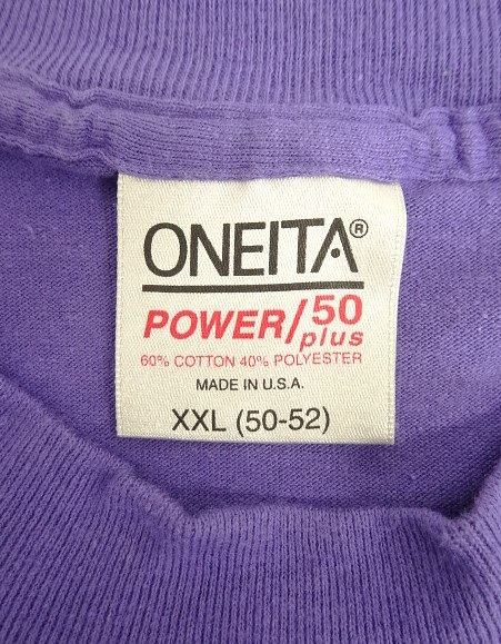 画像2: 90'S NYC (NEW YORK & COMPANY) シングルステッチ 半袖 Tシャツ パープル USA製 (VINTAGE)