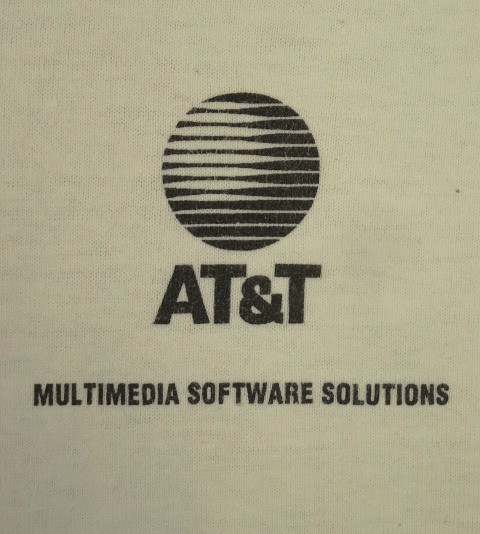 画像5: 90'S AT & T シングルステッチ 両面プリント 半袖 Tシャツ ホワイト USA製 (VINTAGE)