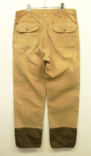 画像7: 70'S CARHARTT プリントタグ トップスナップボタン ダック/ナイロン ペインターパンツ ブラウン 42TALONジップ USA製 (VINTAGE)