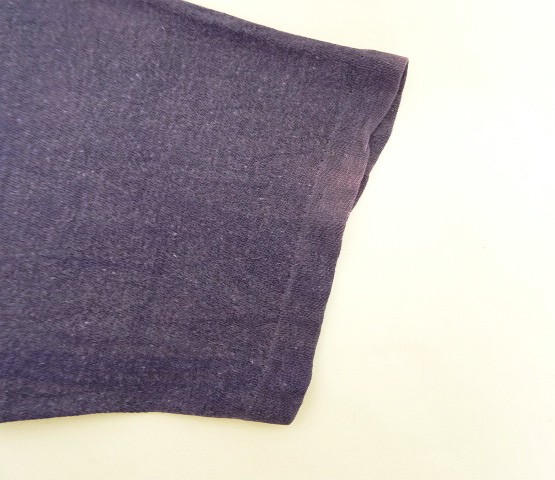 画像: 70'S VELVA SHEEN "HNCC" 染み込みプリント シングルステッチ ベースボールTシャツ ホワイト/ネイビー USA製 (VINTAGE)