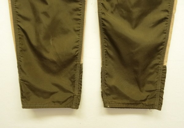 画像: 70'S CARHARTT プリントタグ トップスナップボタン ダック/ナイロン ペインターパンツ ブラウン 42TALONジップ USA製 (VINTAGE)
