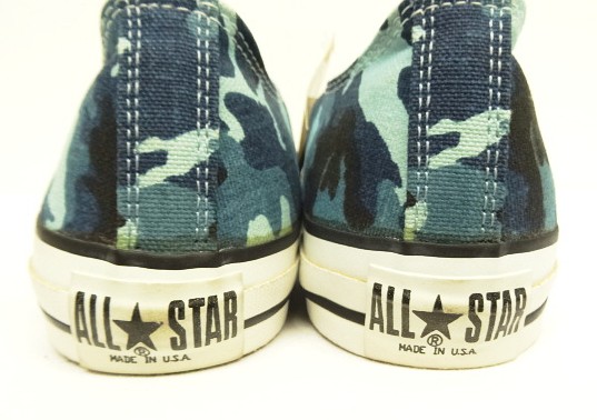 画像5: 90'S CONVERSE "ALL STAR LO" キャンバス スニーカー ブルーカモ USA製 箱付き (DEADSTOCK)
