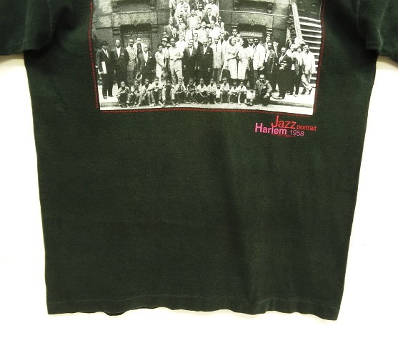 画像: 90'S ART KANE "HARLEM 1958" FOTOFOLIO シングルステッチ 半袖 Tシャツ ブラック (VINTAGE)