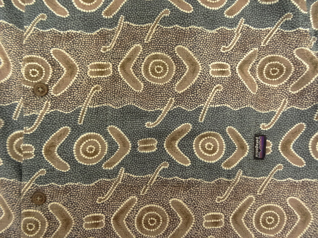 画像: 90'S PATAGONIA コットン 半袖 オープンカラーシャツ 総柄 (VINTAGE)