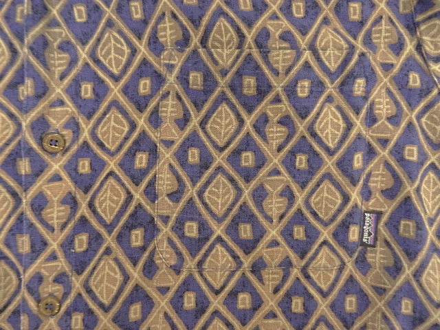 画像: 90'S PATAGONIA コットン 半袖 オープンカラーシャツ 総柄 (VINTAGE)