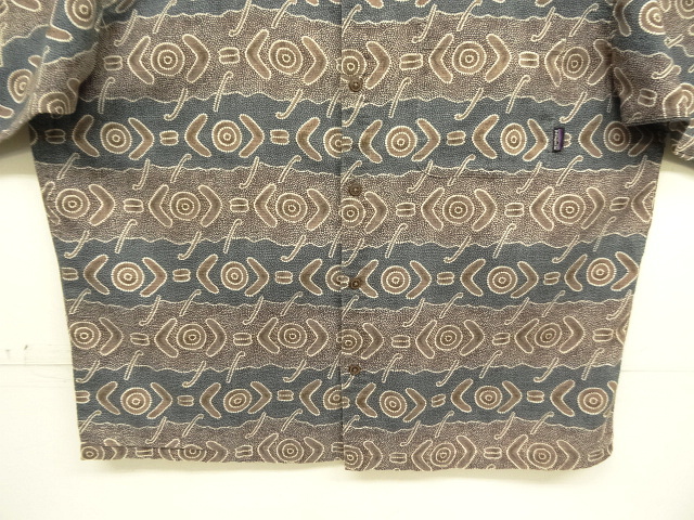 画像: 90'S PATAGONIA コットン 半袖 オープンカラーシャツ 総柄 (VINTAGE)