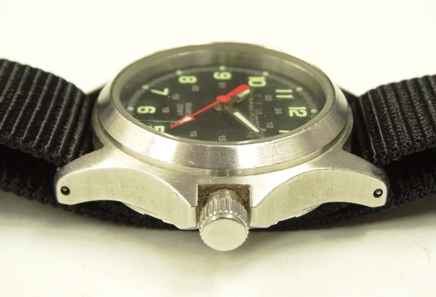 画像: LL Bean フィールドウォッチ 時計 文字盤ブラック スイス製 (VINTAGE)