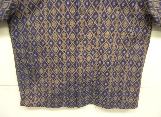 画像: 90'S PATAGONIA コットン 半袖 オープンカラーシャツ 総柄 (VINTAGE)