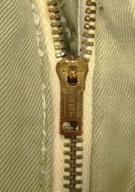 画像4: 60'S アメリカ軍 US ARMY コットン100% チノパンツ FAST製ブラスジップ (VINTAGE)