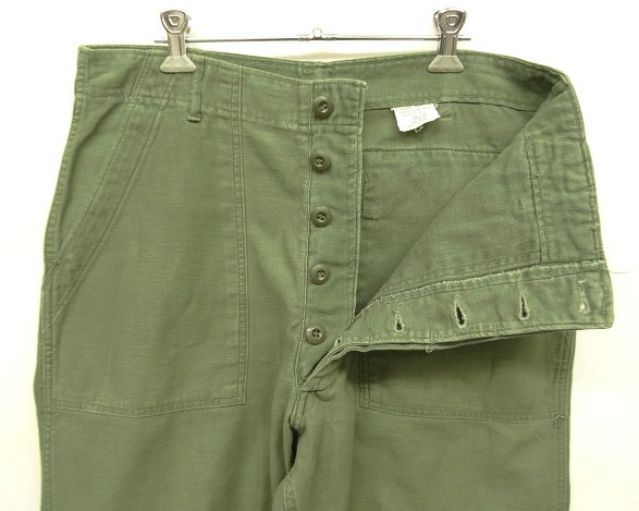 実物 US ARMY ベイカーパンツ 36x31 コットンサテン　OG107 nina de coito 埼玉県 志木 通販 60'S ヴィンテージ アメリカ軍