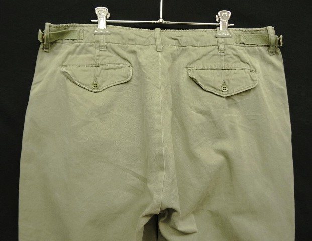 画像: 90'S RALPH LAUREN ウエストアジャスター付き ミリタリーパンツ カーキ (VINTAGE)