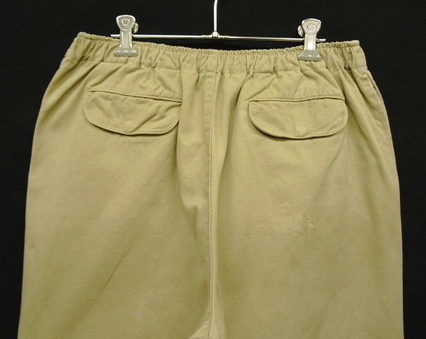 画像: 90'S RALPH LAUREN 三角タグ ウエストゴム入り イージーチノパンツ ベージュ USA製 (VINTAGE)