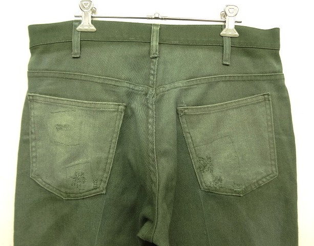 画像: 80'S BIG MAC 三角タグ リペア＆フェード 5ポケットパンツ W34L30 USA製 (VINTAGE)