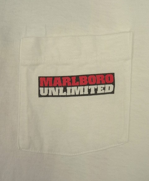 画像6: 90'S MARLBORO シングルステッチ ポケット付き 半袖 Tシャツ ホワイト USA製 (VINTAGE)