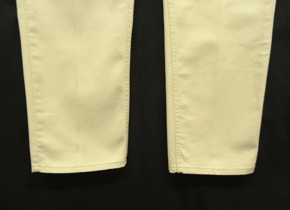 画像: 80'S LEVIS 505 白タブ カツラギ オフホワイト W38L30 USA製 (VINTAGE)