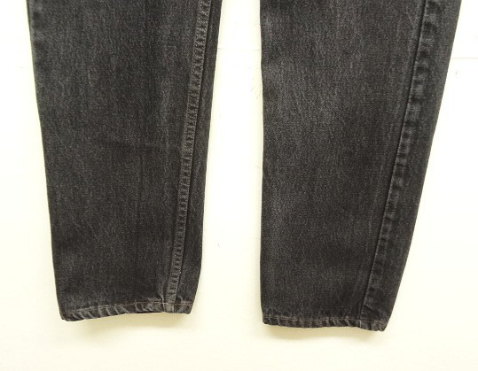 画像: 80'S LEVIS 505 デニム 先染めブラック W34L30 USA製 (VINTAGE)