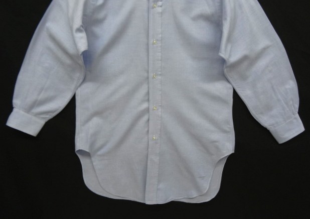 画像: 60'S BROOKS BROTHERS "MAKERS" 6ボタン オックスフォード BDシャツ ブルー USA製 (VINTAGE)