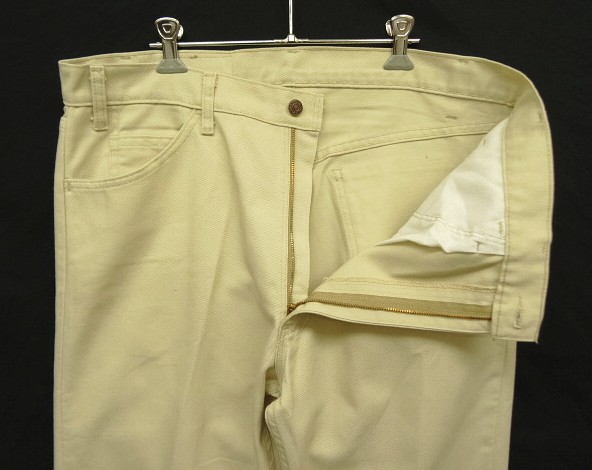 画像: 80'S LEVIS 505 白タブ カツラギ オフホワイト W38L30 USA製 (VINTAGE)